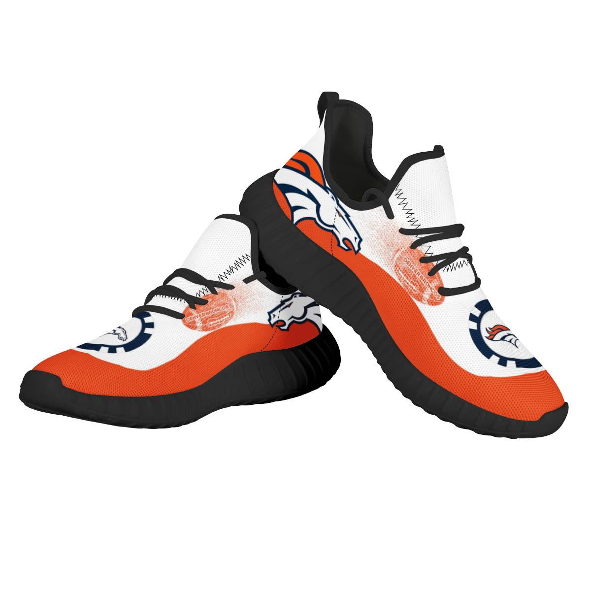 Women's NFL Denver Broncos Mesh Knit Sneakers/Shoes 006